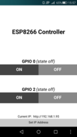 Управление ESP8266 при помощи Android-приложения
